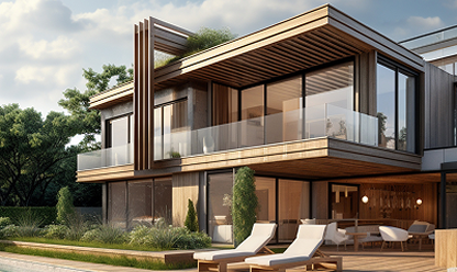 Luxury house with pool