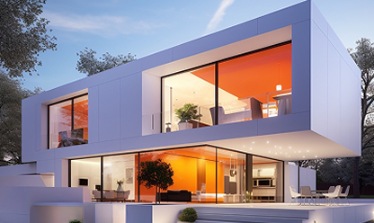 Modern house exterior